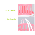 Colorful portable small round storage plastic basket with handle